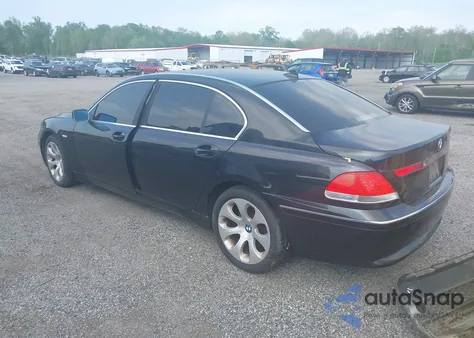 2002 BMW 745Li from USA, damaged, VIN WBAGN63492DR00406